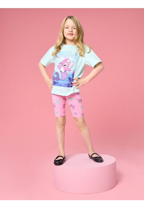 Sinsay - Kolarki Lilo & Stitch - różowy. Kolor: różowy