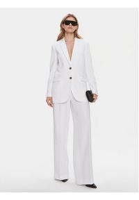 MICHAEL Michael Kors Spodnie materiałowe MS330H2ENX Biały Regular Fit. Kolor: biały. Materiał: syntetyk, wiskoza