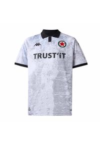 Kappa - Zewnętrzny koszulka Red Star FC 2025/26. Kolor: wielokolorowy, biały, czarny. Sport: piłka nożna #2
