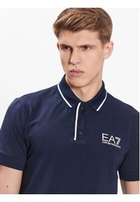 EA7 Emporio Armani Polo 3RPF17 PJ03Z 1554 Granatowy Regular Fit. Typ kołnierza: polo. Kolor: niebieski. Materiał: bawełna #2