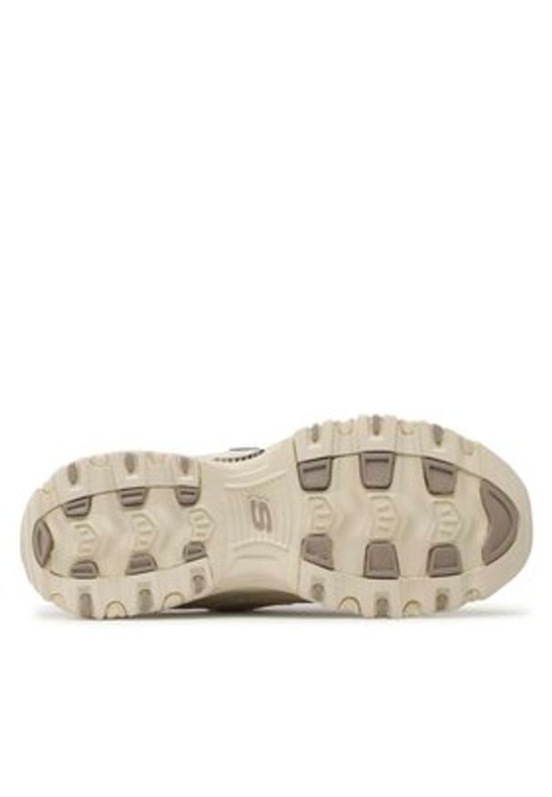 skechers - Skechers Sneakersy Fresh Start 11931/OFWT Beżowy. Kolor: beżowy. Materiał: skóra