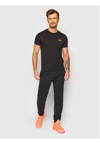 EA7 Emporio Armani T-Shirt 8NPT51 PJM9Z 0208 Czarny Regular Fit. Kolor: czarny. Materiał: bawełna #5