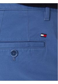 TOMMY HILFIGER - Tommy Hilfiger Chinosy Denton Essential MW0MW40262 Niebieski Straight Fit. Kolor: niebieski. Materiał: bawełna #4
