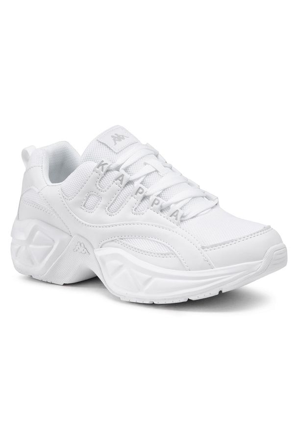 Sneakersy Kappa 242672OC White 1010. Kolor: biały. Materiał: skóra