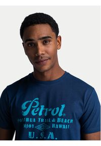 Petrol Industries T-Shirt M-1040-TSR600 Niebieski Regular Fit. Kolor: niebieski. Materiał: bawełna