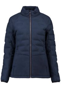 ZUMBA WEAR - Kurtka zimowa Kjelvik Sitaa dla kobiet - Navy 38. Kolor: niebieski. Materiał: materiał, dzianina. Sezon: zima. Sport: taniec, joga i pilates