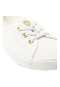 Trampki damskie Lee Cooper, cholewka z materiału tekstylnego elastyczne sznurówki na płaskiej podeszwie, białe, LCW-26-02-4043L SVL-395. Okazja: na co dzień. Zapięcie: sznurówki. Kolor: biały. Materiał: materiał. Szerokość cholewki: normalna. Obcas: na płaskiej podeszwie. Styl: elegancki, klasyczny, casual #2
