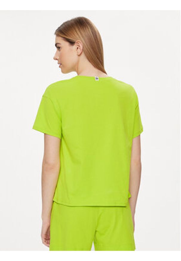 United Colors of Benetton - United Colors Of Benetton Koszulka piżamowa 30963M04R Zielony Regular Fit. Kolor: zielony. Materiał: bawełna