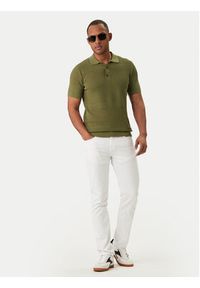 Karl Lagerfeld - KARL LAGERFELD Polo 655009 562301 Zielony Regular Fit. Typ kołnierza: polo. Kolor: zielony. Materiał: bawełna #5