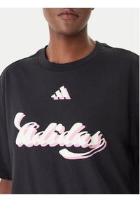 Adidas - adidas T-Shirt House Of Tiro Graphic KB7170 Czarny Oversize. Kolor: czarny. Materiał: bawełna #5
