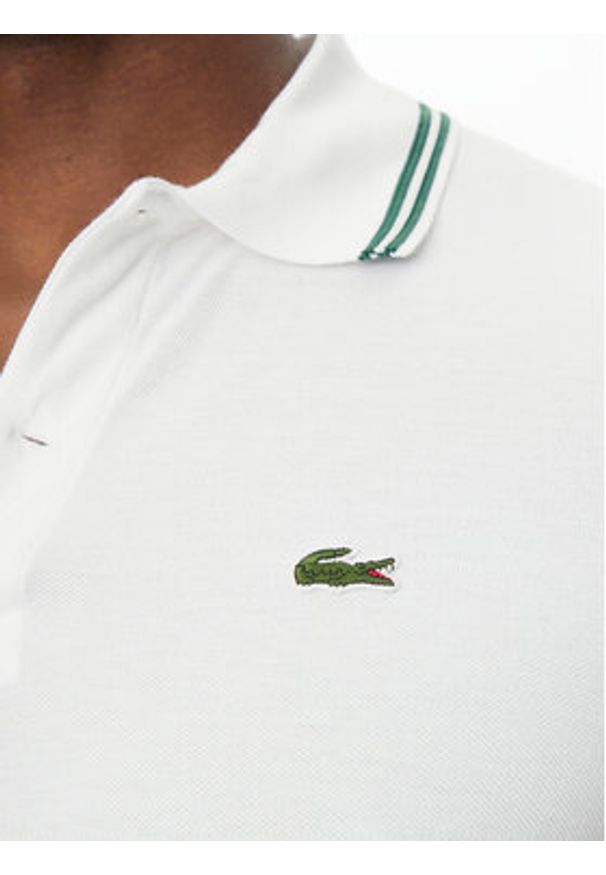 Lacoste Polo PH9875 Biały Regular Fit. Typ kołnierza: polo. Kolor: biały. Materiał: bawełna