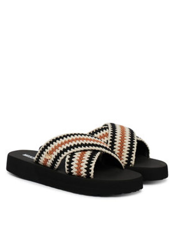 Love Moschino - LOVE MOSCHINO Klapki JA28324G0OJQC00A Kolorowy. Materiał: materiał. Wzór: kolorowy