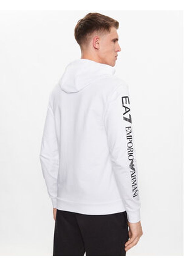 EA7 Emporio Armani Bluza 8NPM18 PJ05Z 1101 Biały Regular Fit. Kolor: biały. Materiał: bawełna