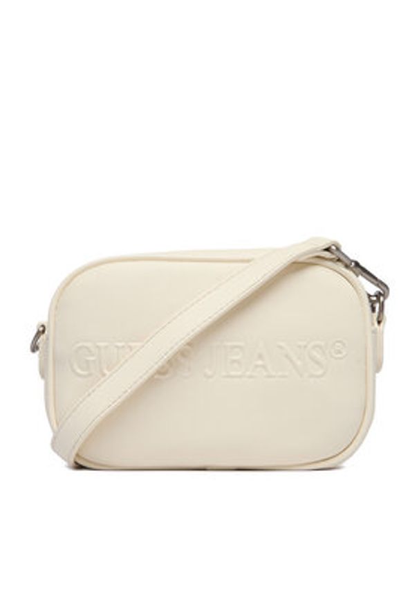 Guess Jeans Torebka CWBEO-GUESS-B-012-09 Écru. Kolor: kremowy. Materiał: skórzane