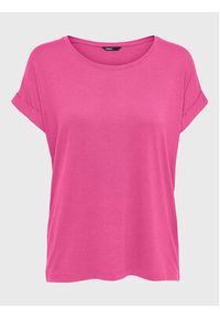 only - ONLY T-Shirt 15106662 Różowy Regular Fit. Kolor: różowy. Materiał: wiskoza #2