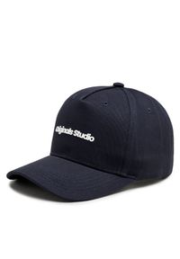 Jack & Jones - Czapka z daszkiem Jack&Jones. Kolor: niebieski