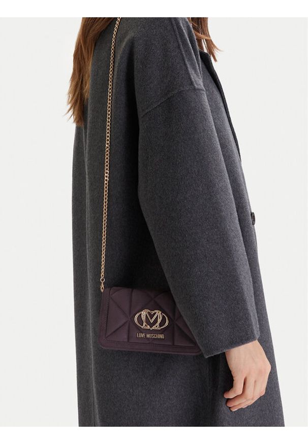 Love Moschino - LOVE MOSCHINO Torebka JC5640PP0NKE0650 Fioletowy. Kolor: fioletowy