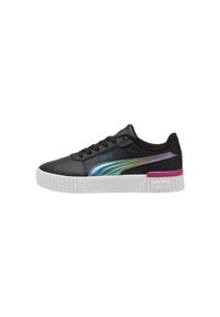 Buty dla dzieci Puma Carina 2.0. Kolor: czarny, wielokolorowy. Materiał: materiał, syntetyk. Sport: turystyka piesza