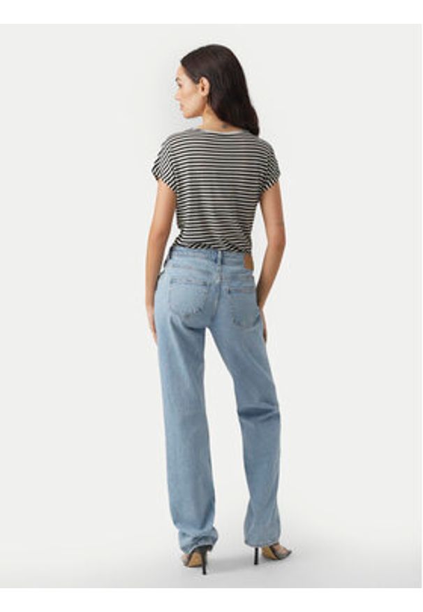 Vero Moda T-Shirt Ava 10284469 Czarny Regular Fit. Kolor: czarny. Materiał: lyocell