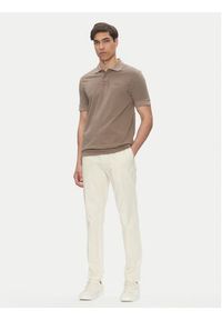 BOSS Polo Prime 50507813 Brązowy Regular Fit. Typ kołnierza: polo. Kolor: brązowy. Materiał: bawełna #4