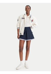 Tommy Jeans Spódnica trapezowa Varsity Pleated DW0DW22758 Granatowy Regular Fit. Kolor: niebieski. Materiał: syntetyk #5