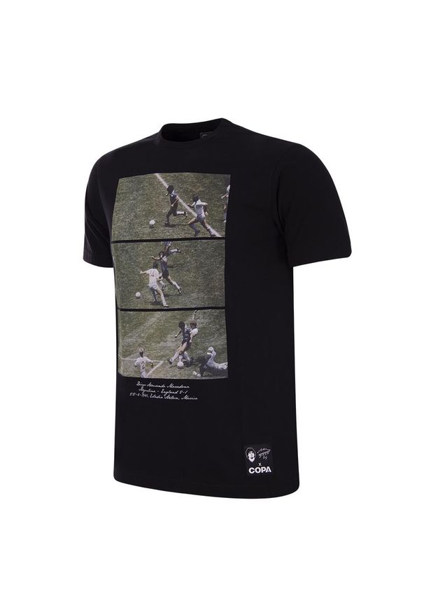COPA FOOTBALL - Koszulka dla dorosłych - Maradona x COPA Solo Goal 1986 - Czarny. Kolor: czarny. Sport: piłka nożna