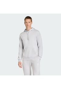 Adidas - Bluza z kapturem Entrada26. Typ kołnierza: kaptur. Kolor: szary, biały, wielokolorowy. Materiał: polar. Sport: piłka nożna #1