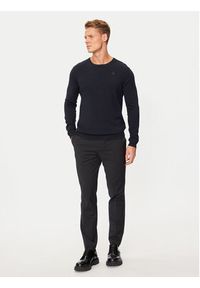 Karl Lagerfeld - KARL LAGERFELD Sweter 655000 544399 Granatowy Regular Fit. Typ kołnierza: dekolt w karo. Kolor: niebieski. Materiał: wełna #5