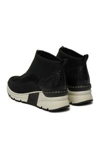 Rieker Sneakersy N6352-00 Czarny. Kolor: czarny. Materiał: syntetyk, materiał #5