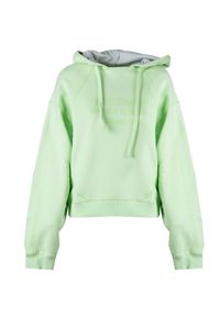 Patrizia Pepe Bluza | 8M1502/J096 | Kobieta | Zielony. Okazja: na co dzień. Typ kołnierza: kaptur. Kolor: zielony. Materiał: bawełna. Wzór: nadruk. Styl: casual