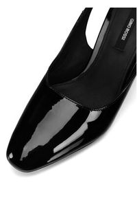 Gino Rossi - GINO ROSSI Czółenka JORDANA-115997 Czarny. Kolor: czarny. Materiał: skóra, lakier #7