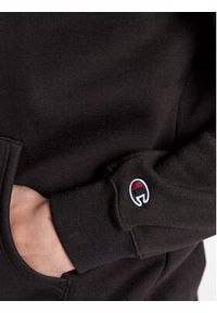 Champion Bluza Heavy Fleece Vintage Logo 217886 Czarny Relaxed Fit. Kolor: czarny. Materiał: bawełna. Styl: vintage #5