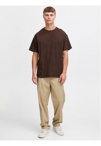 !SOLID - Solid T-Shirt 21107307 Brązowy Boxy Fit. Kolor: brązowy. Materiał: bawełna #8