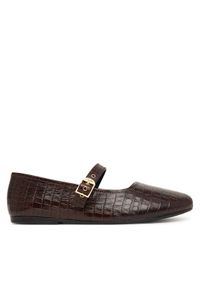 Clarks Baleriny Livia Jane 26327192 Brązowy. Kolor: brązowy. Materiał: skóra #1