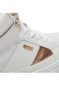 Guess Sneakersy Fridan FL7FRI ELE12 Biały. Kolor: biały. Materiał: skóra #4