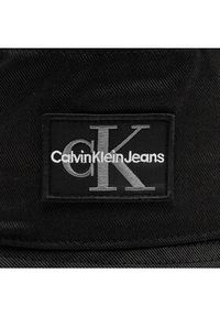Calvin Klein Jeans Kapelusz Mono Logo Patch Bucket Hat K50K512181 Czarny. Kolor: czarny. Materiał: materiał #3