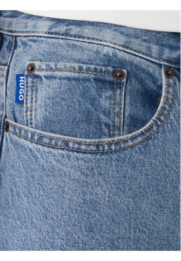 Hugo - HUGO Jeansy Ash 50551895 Niebieski Slim Fit. Kolor: niebieski