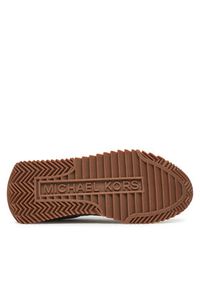 MICHAEL Michael Kors Sneakersy Rhodes 43F5RHFS1S Brązowy. Kolor: brązowy. Materiał: zamsz, skóra #5