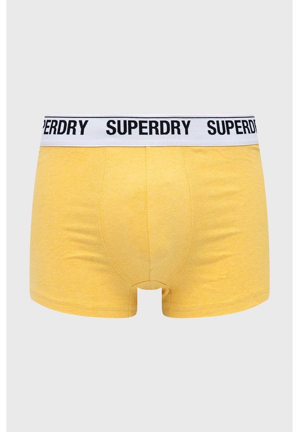 Superdry bokserki (3-pack) męskie kolor pomarańczowy. Kolor: pomarańczowy. Materiał: bawełna