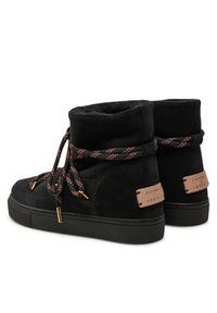 Inuikii Śniegowce Jacquard Lace 75202-150 Czarny. Kolor: czarny. Materiał: zamsz, skóra #4