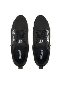 Just Cavalli Sneakersy 80QA3SA2 ZSE70 Czarny. Kolor: czarny. Materiał: materiał #4