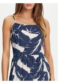 Gaudi Sukienka letnia 511FD15021 Granatowy Regular Fit. Kolor: niebieski. Materiał: wiskoza, bawełna. Sezon: lato #4