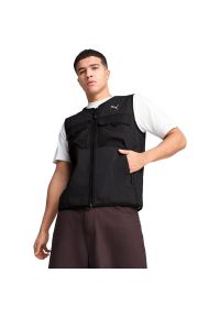 Aktualności Puma tech Cargo Vest, Mężczyźni. Kolor: czarny. Materiał: materiał, poliester