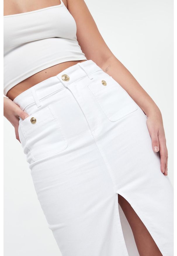 Liu Jo - Spódnica jeansowa damska LIU JO. Materiał: jeans