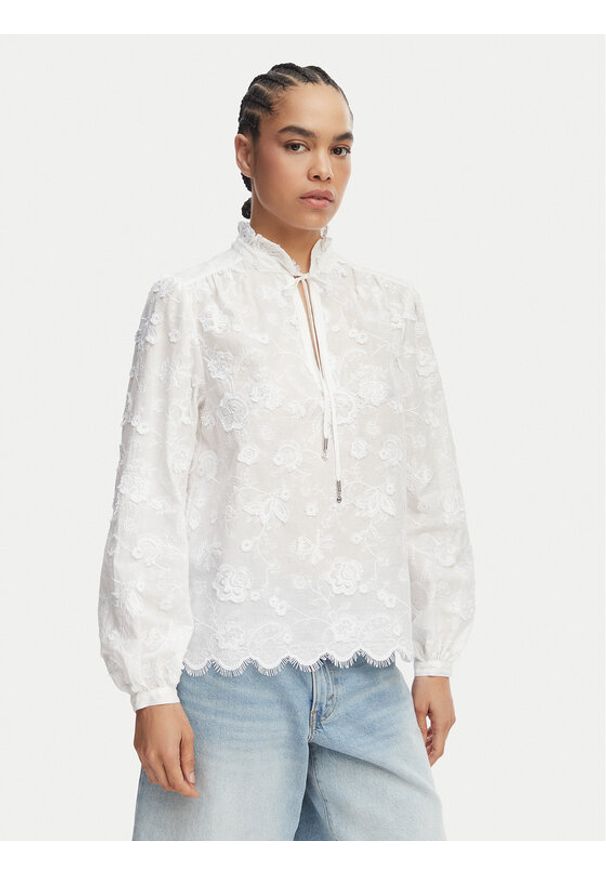 MICHAEL Michael Kors Koszula MS640Y9KPX Biały Relaxed Fit. Kolor: biały. Materiał: bawełna