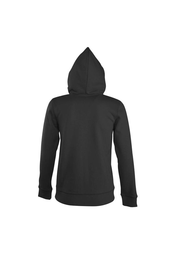 SOL'S - Damska Bluza Z Kapturem Seven Full Zip. Typ kołnierza: kaptur. Kolor: wielokolorowy, szary, brązowy