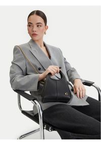 Coach Torebka Lana 19 CCY32 Czarny. Kolor: czarny. Materiał: skórzane #1