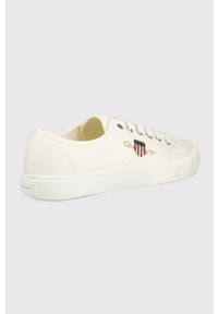 GANT - Gant tenisówki Billox męskie kolor biały. Nosek buta: okrągły. Zapięcie: sznurówki. Kolor: biały. Materiał: guma