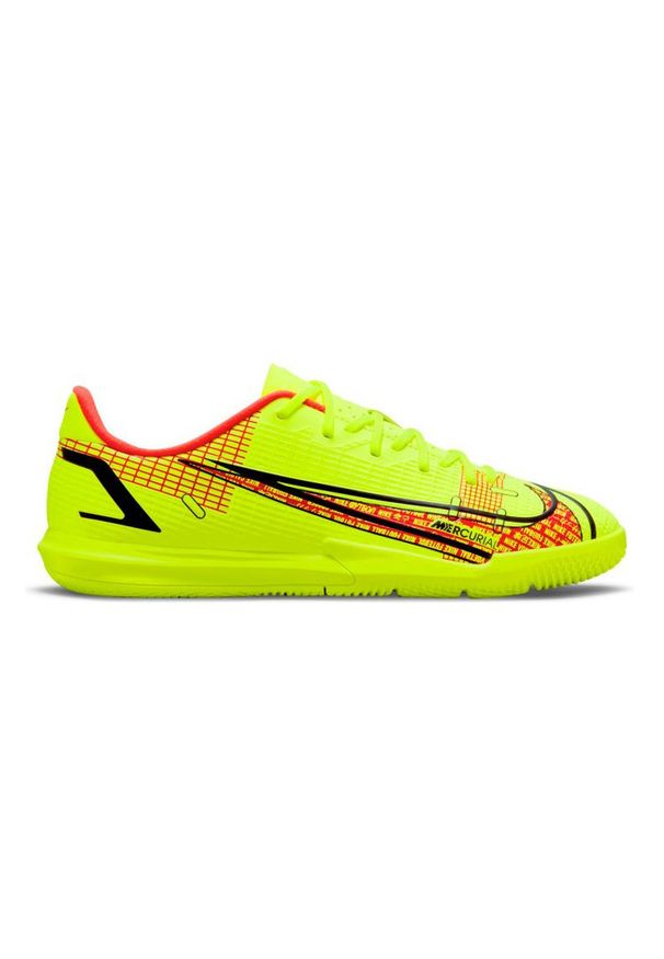 Buty piłkarskie Nike Mercurial Vapor 14 Academy Ic Jr CV0815-760 wielokolorowe żółcie. Kolor: wielokolorowy. Materiał: guma, syntetyk, materiał. Szerokość cholewki: normalna. Sport: piłka nożna
