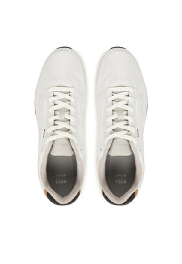 BOSS Sneakersy Parkour-L 50552914 Biały. Kolor: biały. Materiał: skóra